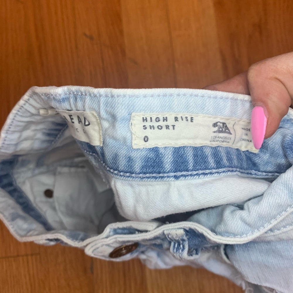 High Rise Denim Short - Picture 3 of 3